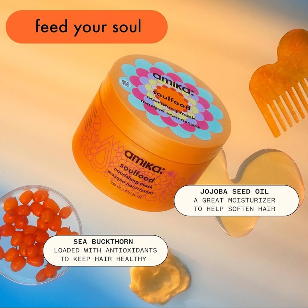 Amika Soulfood Nourishing Mask 3.3oz BRAND NEW/SEALED - Picture 3 of 9